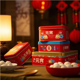 元宵节礼品铁盒