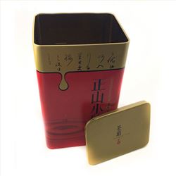 方形茶叶铁罐