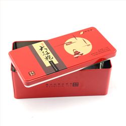 大红袍茶叶铁盒