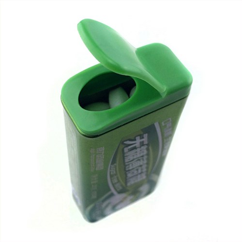 糖薄荷糖铁盒_口香糖小铁盒