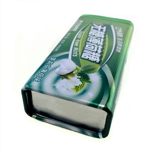 糖薄荷糖铁盒_口香糖小铁盒