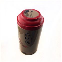 大红袍茶叶铁罐包装