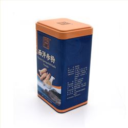 西洋参保健品铁盒