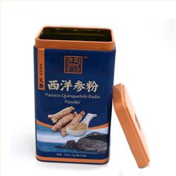西洋参保健品铁盒