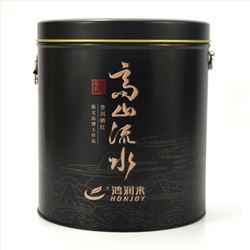 圆形普洱茶铁罐