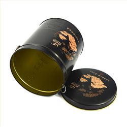 圆形普洱茶铁罐