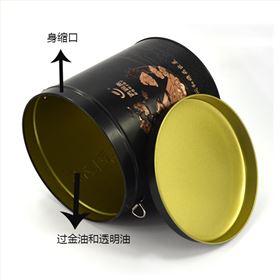 定做圆形普洱茶铁罐