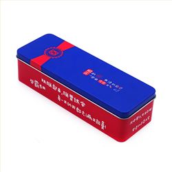长方形文具铁盒