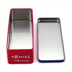 长方形文具铁盒