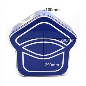 定制房屋形状糖果铁盒尺寸