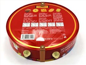 节日礼品饼干铁盒