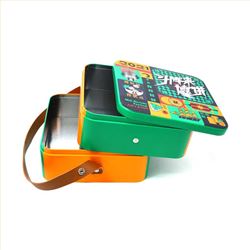 带手提礼品饼干铁盒 带手提礼品饼干铁盒