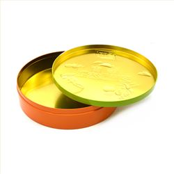 圆形糕点铁盒包装