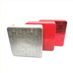 蓝色年货礼品包装铁盒