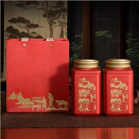 110x110x208祈红茶礼品铁罐