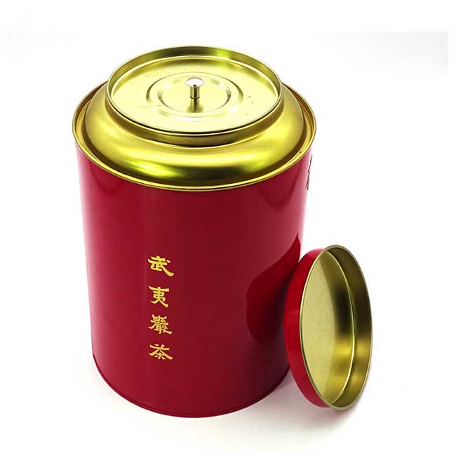 武夷山红茶铁罐包装