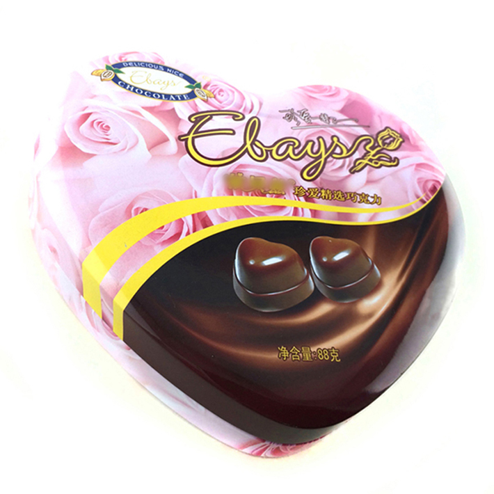 巧克力心形铁盒