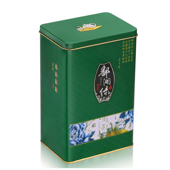 精美绿茶铁盒