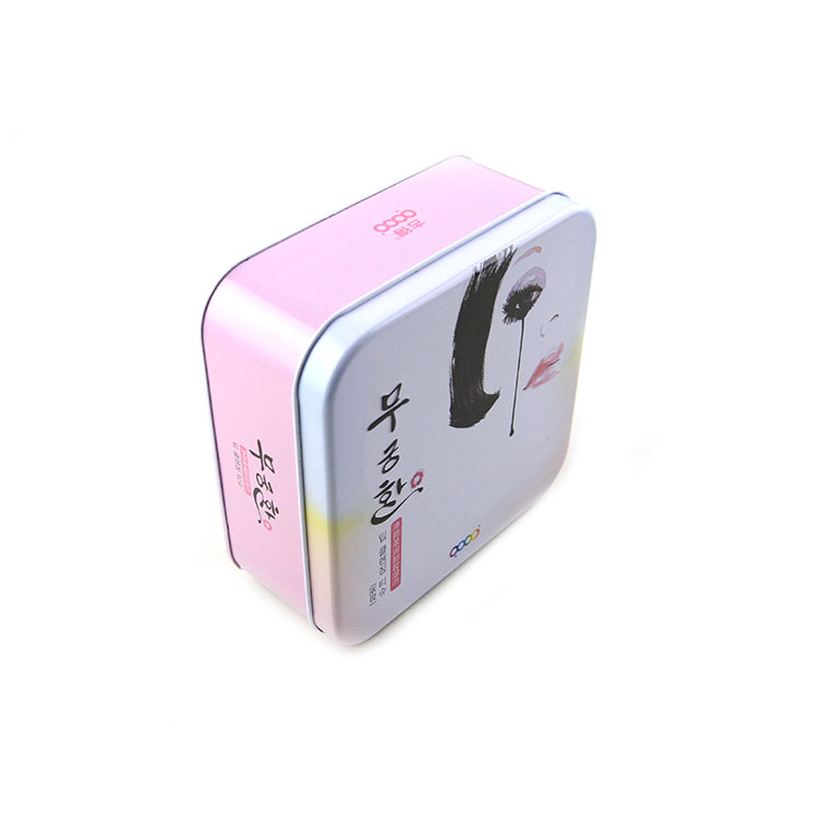 正方形韩版化妆品铁盒