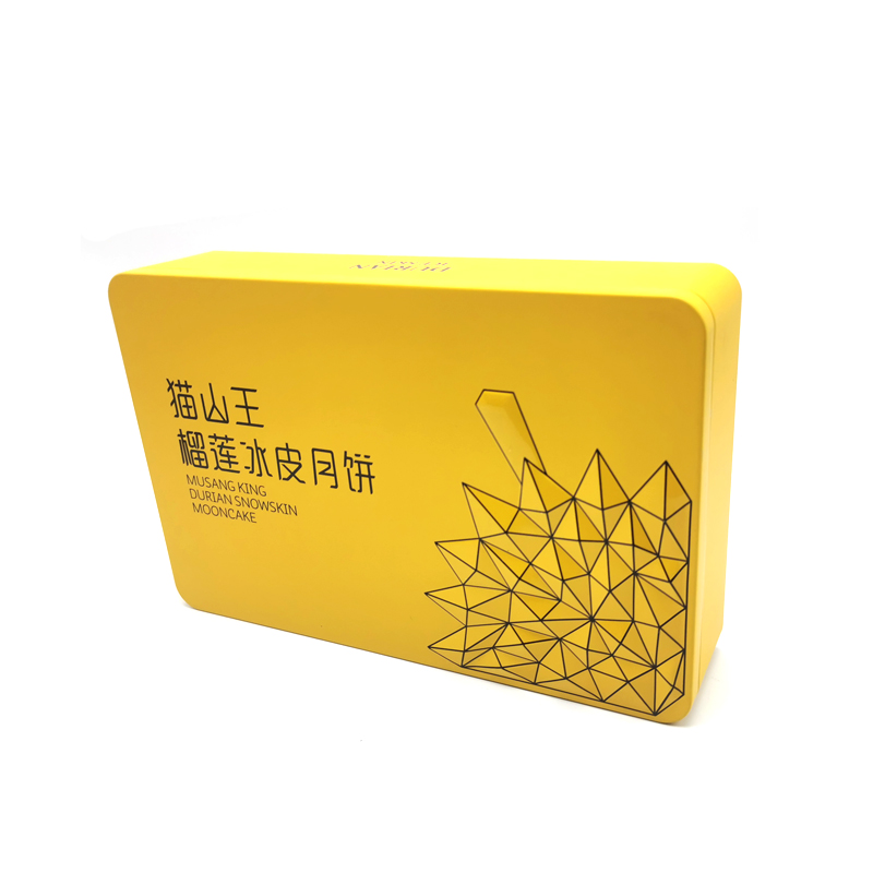 榴莲冰皮月饼礼品铁盒